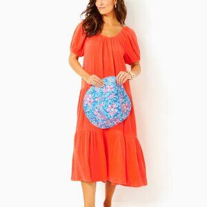 NWT Lilly Pulitzer Zemini Maxi Dress Coverup Soft Crinkle Gauze - Small